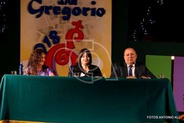 Pregón de las fiestas de San Gregorio 2018, en imágenes (II) (Foto Antonio Alí)